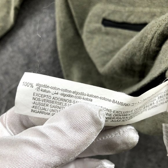 Zara Boys Size 4T Green Sweater Olive Green Zip Pocket Knit Pullover Sporty - Picture 6 of 8